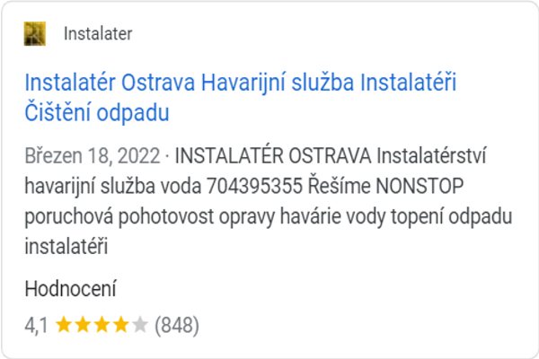 Instalater Poruba